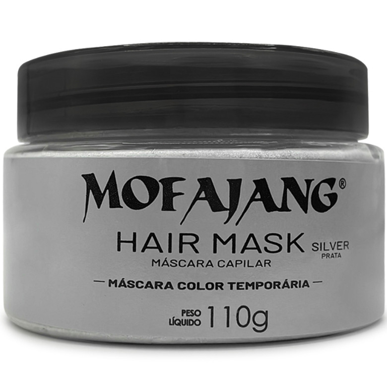 Mofajang Cera De Coloração Temporária - Mascara De Pintura 110g  SILVER