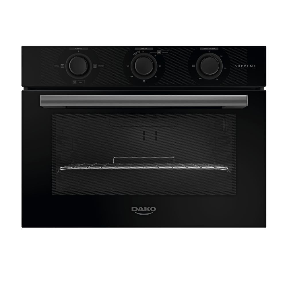 Forno De Embutir Elétrico Dako Supreme 52L Analógico Preto 110V