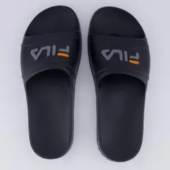 Chinelo Fila Sleek Preto e Cinza