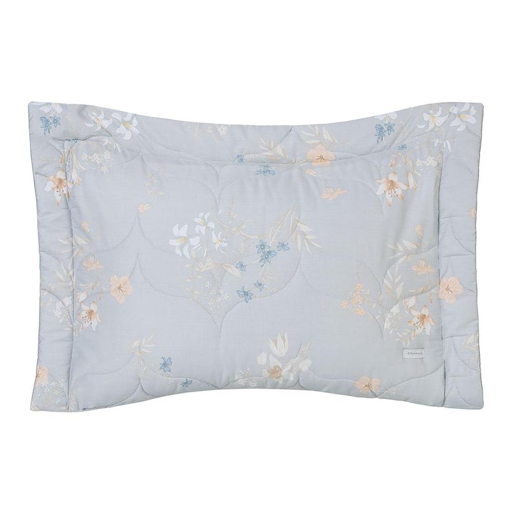Porta Travesseiro Altenburg Cetim 300 Fios Flor de Lírio