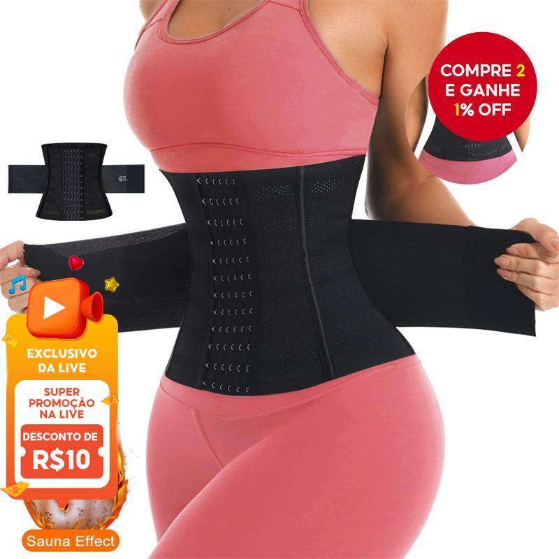 Espartilho Modelador De Cintura Desossado Em Aço – Ampulheta Extrema Para Mulheres 7 Cinch...