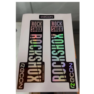 Adesivo HOLOGRÁFICO Para Suspensão RockShox RECON Decalque Adesivo Garfo Mtb Bike em Oferta na Shopee