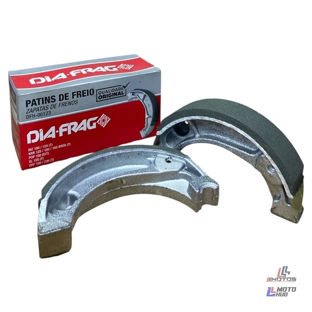 Patin De Freio Biz / Nxr125 / Nxr150 / Xl125 Dfh-00123 Diafrag