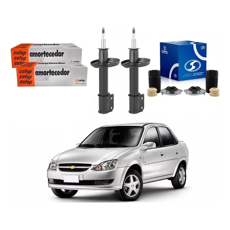 Kit Amortecedor Dianteiro Corsa Classic 1.0 2011 A 2016 em Oferta na Shopee