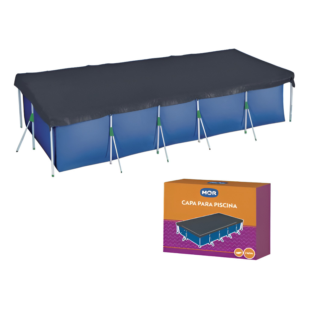 Capa De Proteção 7600 Litros Piscina Cobertura Premium Retangular  Mor em Oferta na Shopee