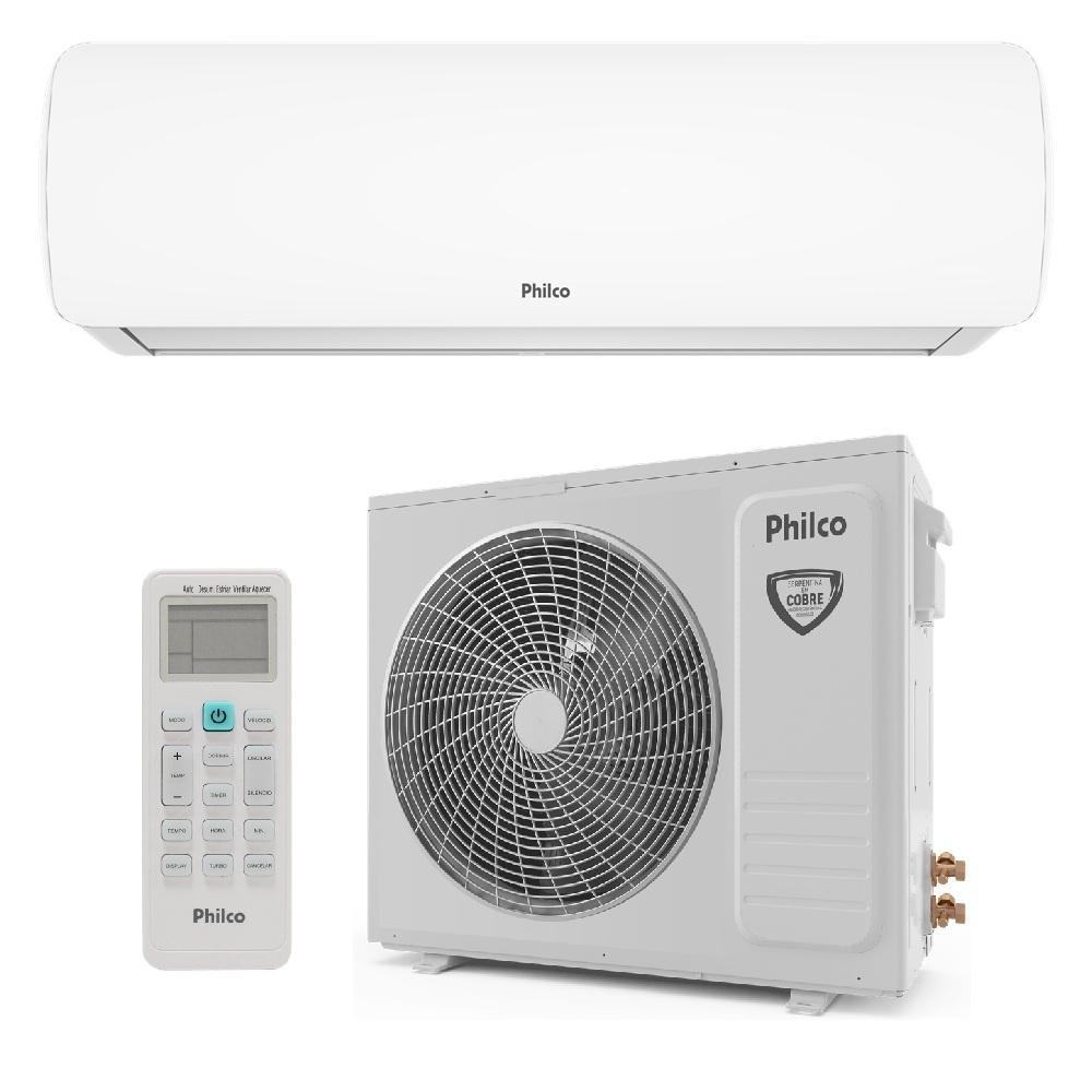 Ar Condicionado Split Philco Hi Wall Eco Inverter 36.000 BTU/h Quente e Frio Monofásico Branco PAC36QC 220V em Oferta na Shopee