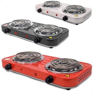 Fogão Elétrico Portátil Fogareiro 2 Bocas 110v Ou 220v em Oferta na Shopee