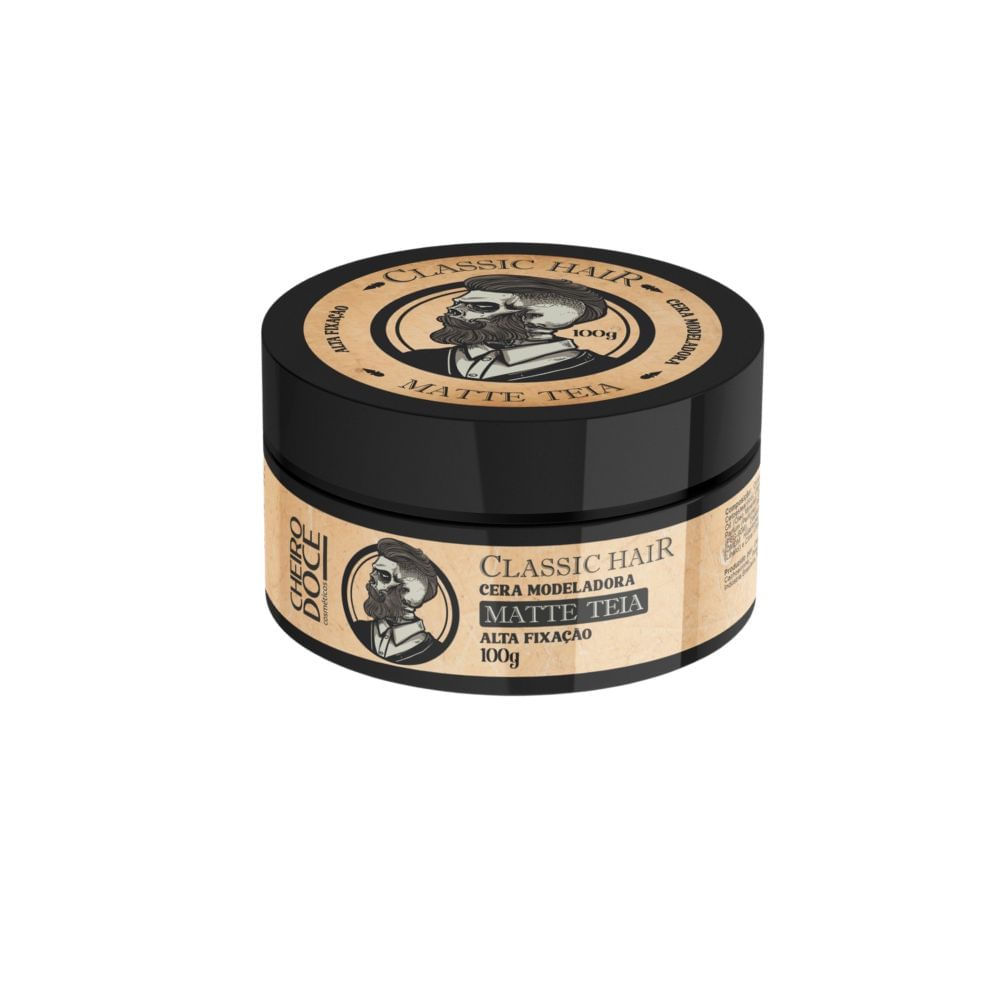 Cera Modeladora Classic Hair Matte Teia Alta Fixação 100g
