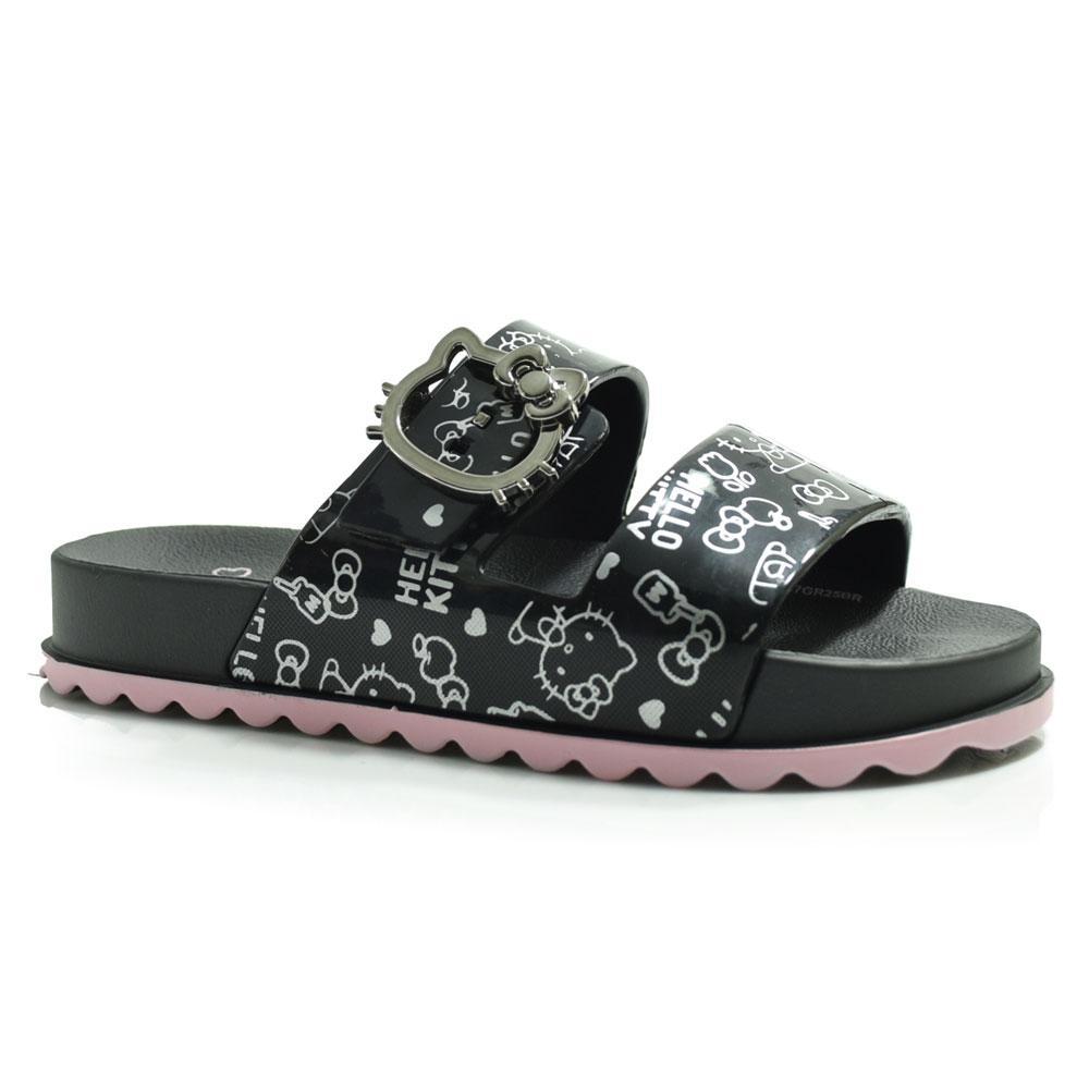 Sandália Flat Infantil Grendene Hello Kitty Summer 23280 em Oferta na Shopee
