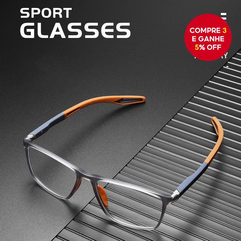 TR90 Sports Óculos Ultra Light Bloqueio De Luz Azul Antiderrapante Para Basquete Futebol
