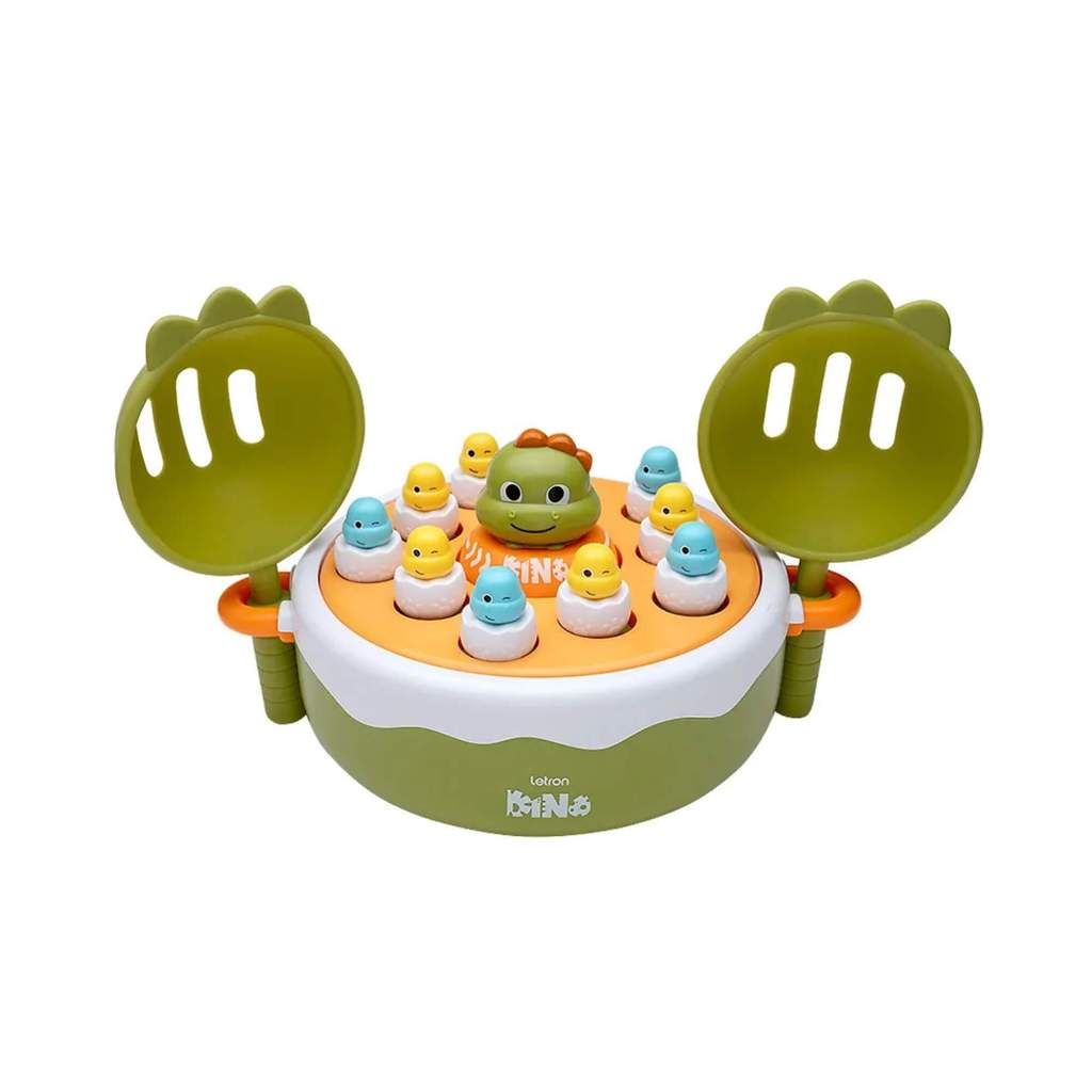 Jogo Dino 3 em 1 c/ Jogo Pula e Pega, Boliche e Jogo da Velha Leo&Leo Leonora - 10504 em Oferta na Shopee