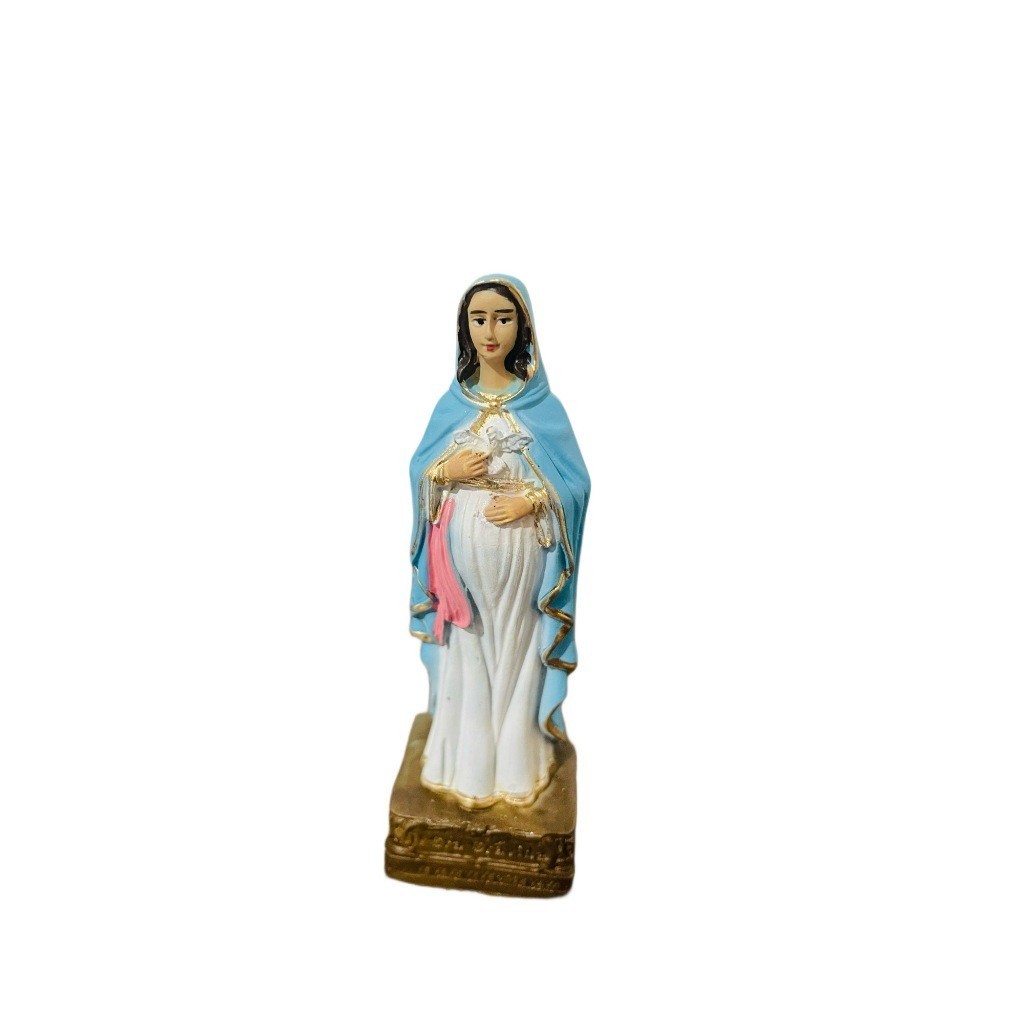 IMAGEM N.SRA GRAVIDA MINI DE RESINA 9CM