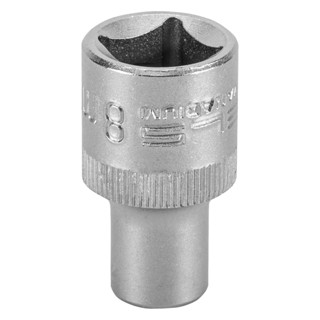 SOQUETE SEXTAVADO ENCAIXE 1/2POL CROMO VANADIO 8MM 1PC STELS em Oferta na Shopee