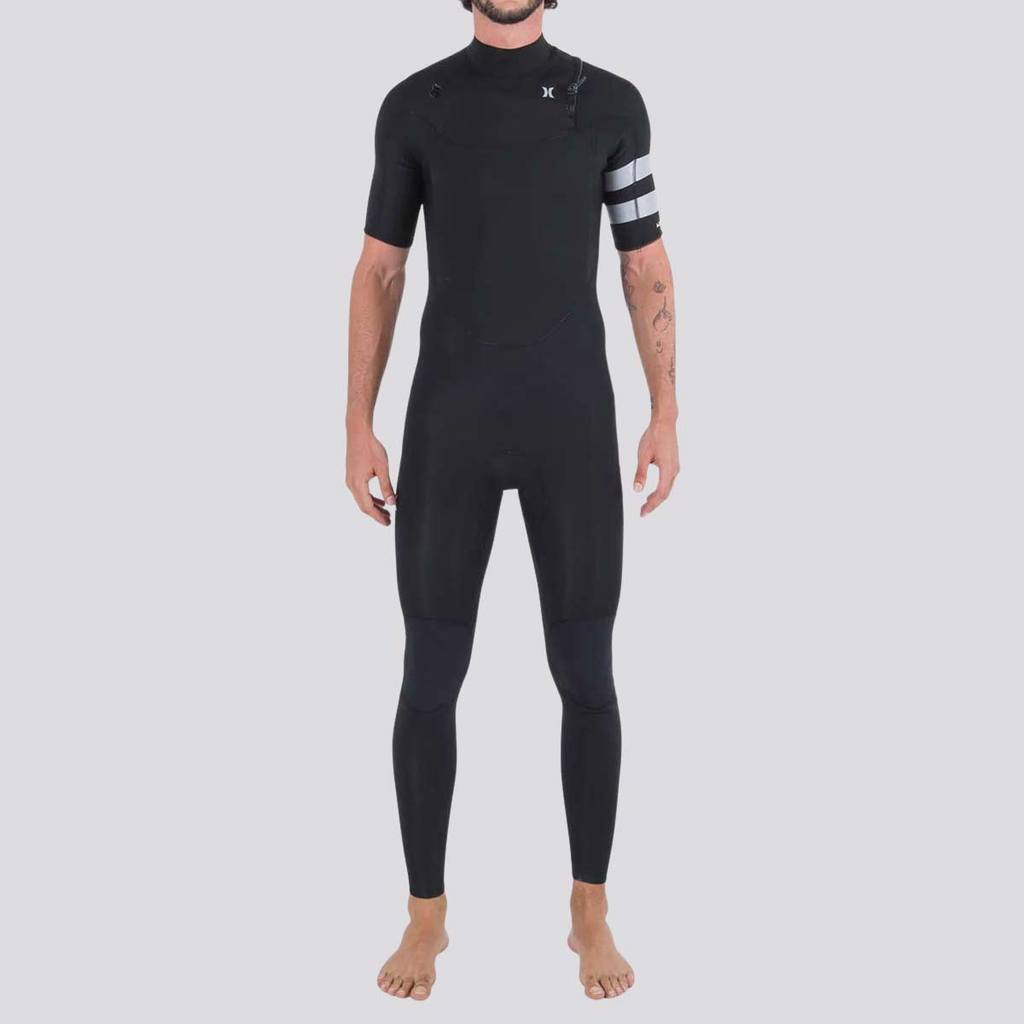 Long John Hurley Advantage 2/2MM Full Suit Manga Curta Preto