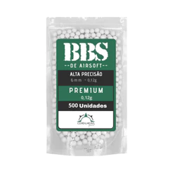 Esfera Airsoft BBs 500 unidades Cordilheira Sport 0,12g 6mm