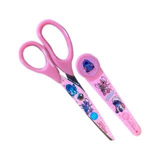 Tesoura Escolar 13.5cm c/ Protetor Stitch Angel Rosa Molin em Oferta na Shopee