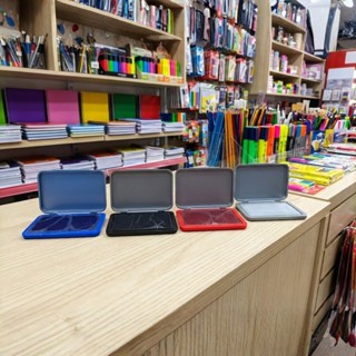 Almofada Para Carimbo Nº 3 Recarregável Com Tampa De Metal – Carimbeira Profissional Escritório em Oferta na Shopee