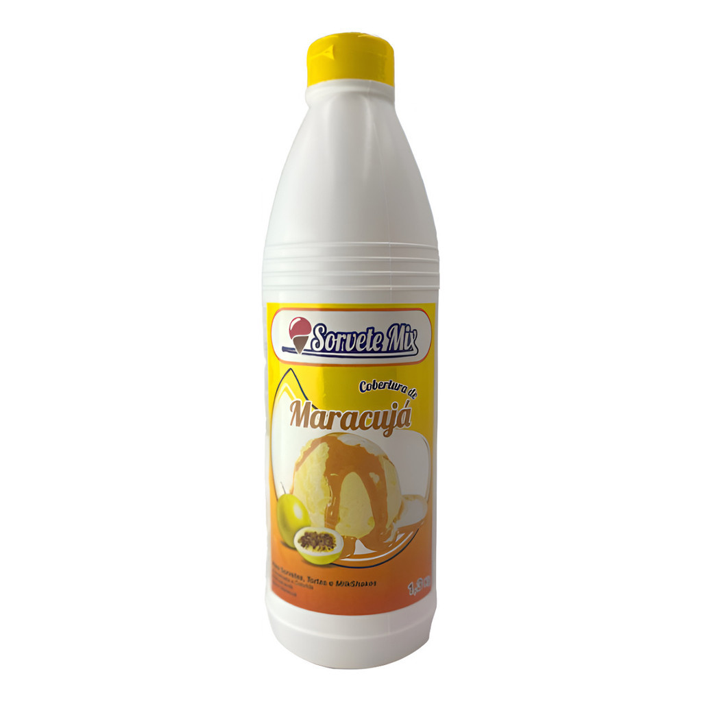 Cobertura De Sorvete Maracujá Sorvete Mix 1,3kg