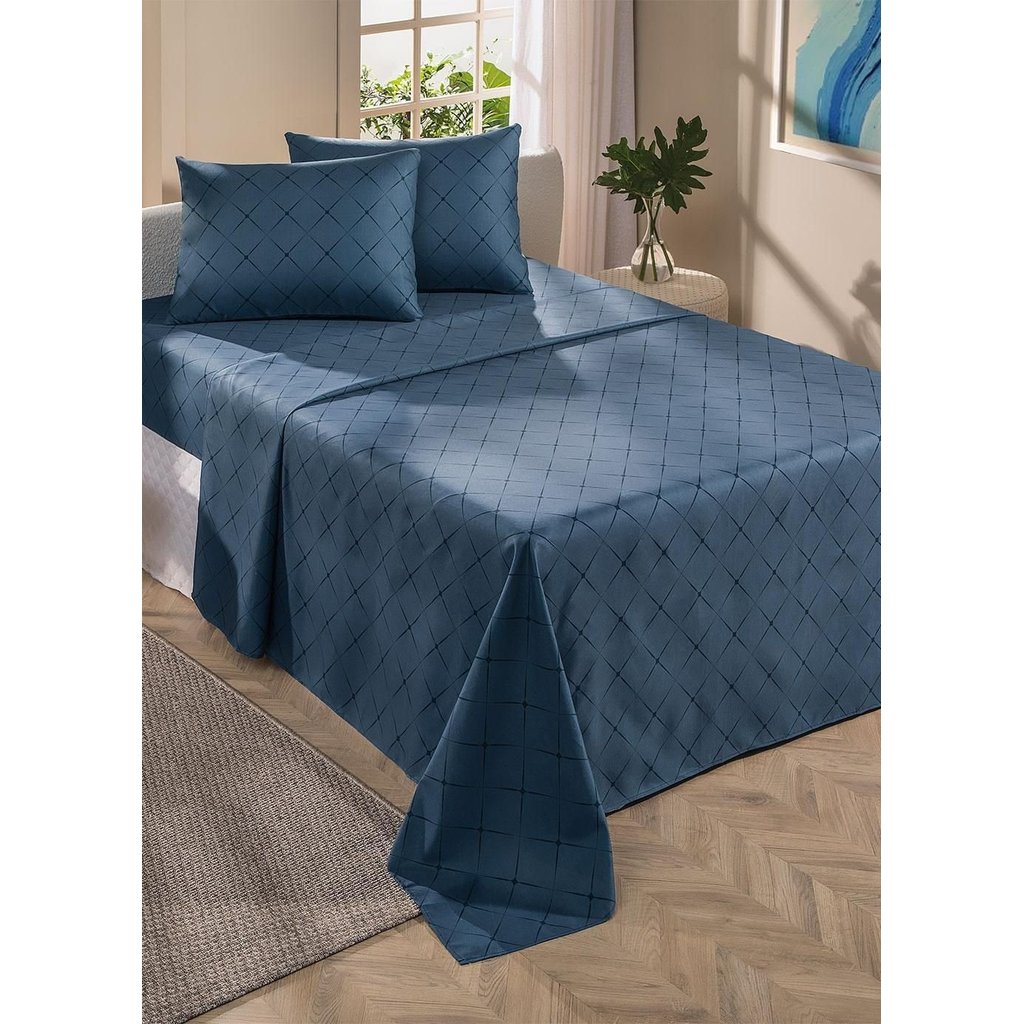 Jogo de Cama Azul - Comprar com Melhor Preço em Roupas de Cama