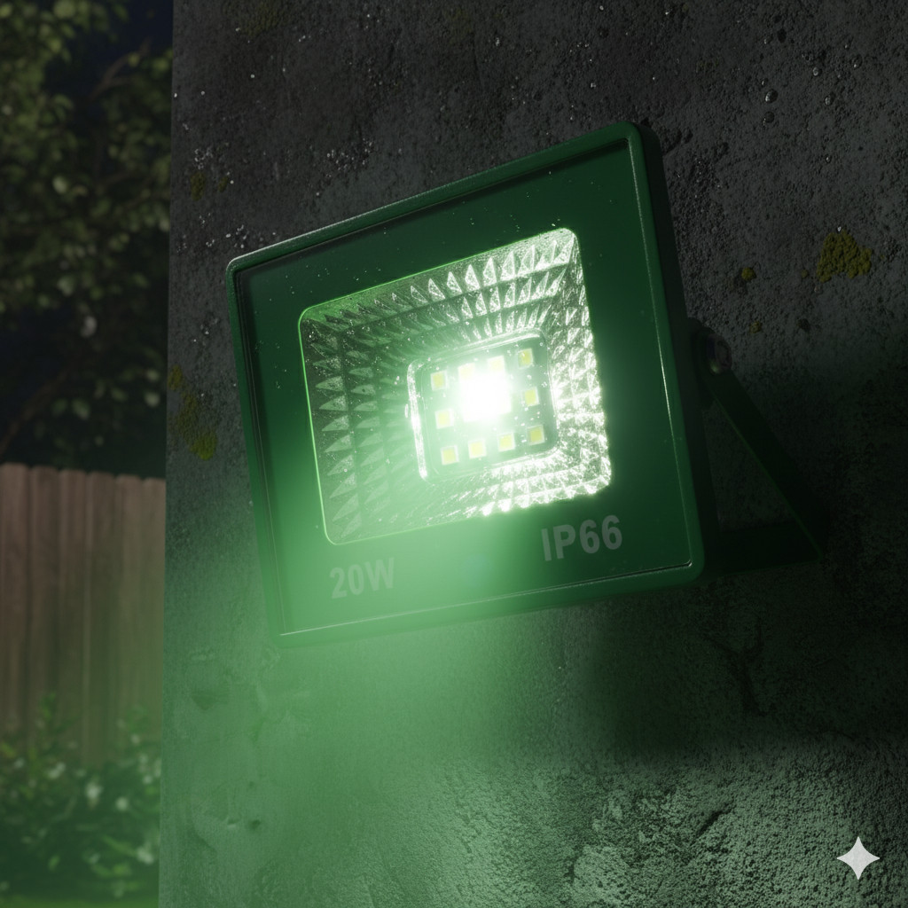 Refletor Verde 20W IP66 LED Iluminação Decorativa Potente Iluminação Decoração Eventos Jardim Casa