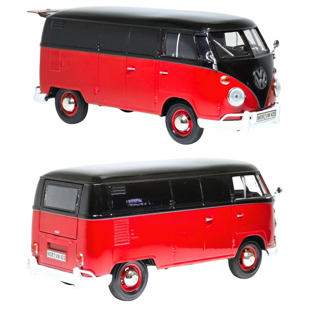 Miniatura De Ferro Volkswagen Kombi Furgão 1/24 Motor Max