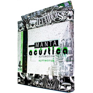 Manta Tratamento Acustico Technoise 12 Folhas Carro Completo em Oferta na Shopee