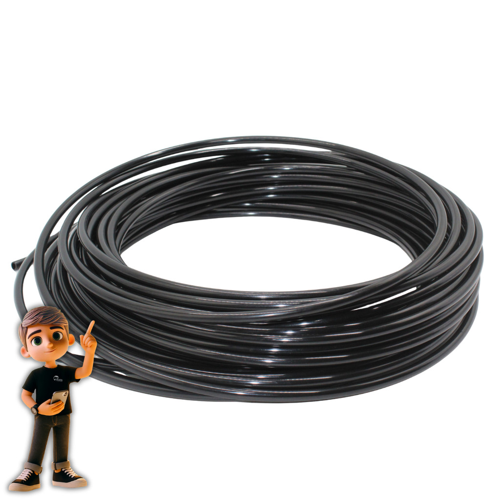 Tubo De Tecalon Nylon 8mm X 6mm Combustível 10 Metros — imagem 2 de 2