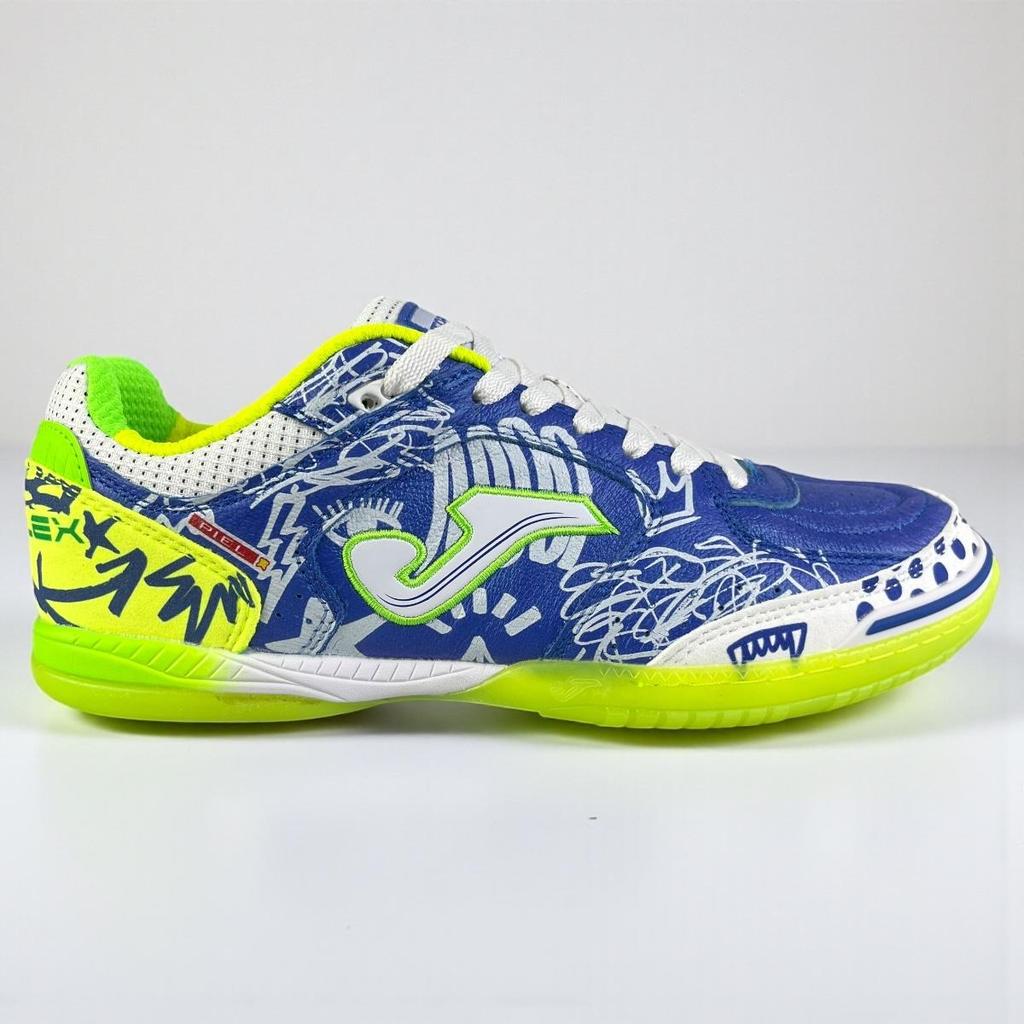 Chuteira Futsal Joma Top Flex Pito Original Couro Edição Especial