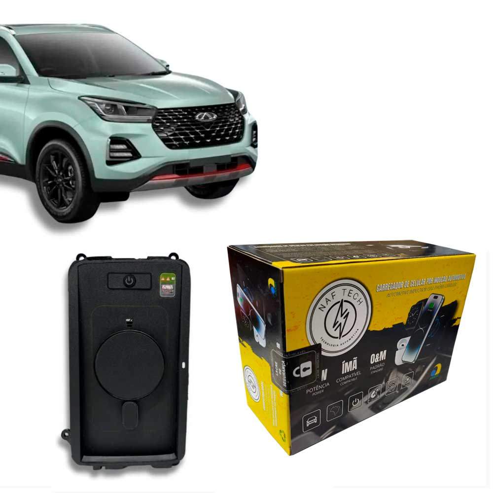 Carregador por Indução Naftech - Tiggo 5X, 5 PRO e 7 Sport