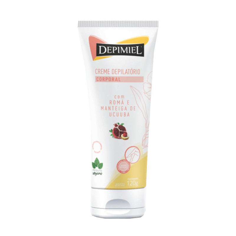 Creme Depilatório Corporal Depimiel Romã e Manteiga de Ucuuba 120g