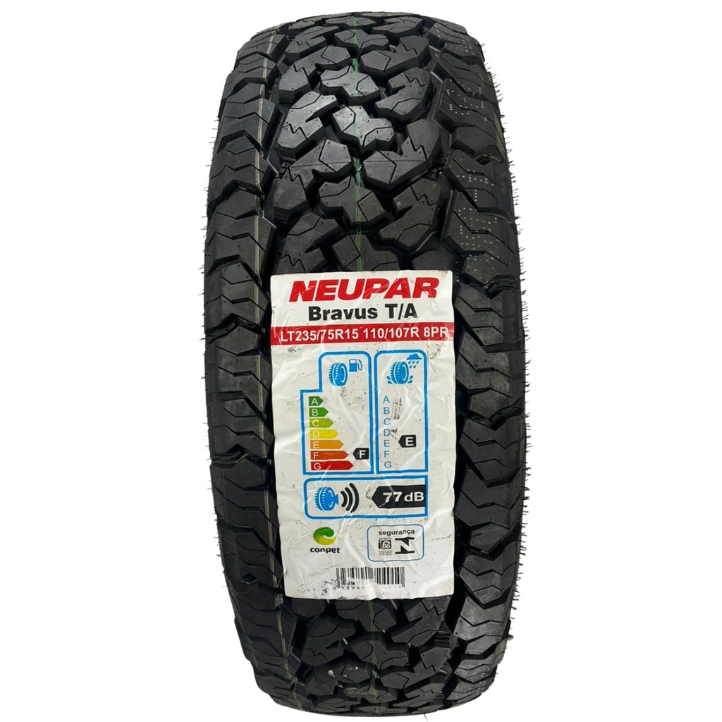 Pneu Bravus T/A LT 235/75R15 110/107R 8PR – Para S10, Ranger, Blazer, Bandeirante em Oferta na Shopee