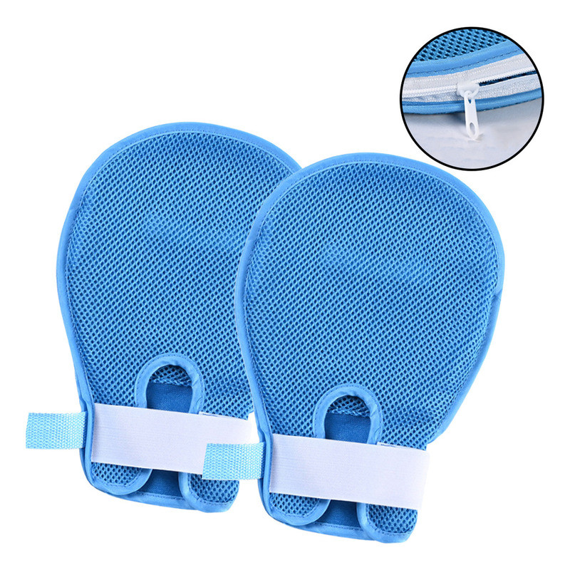 Par De Luva De Contenção E Proteção Das Mãos Idoso E Acamado em Oferta na Shopee