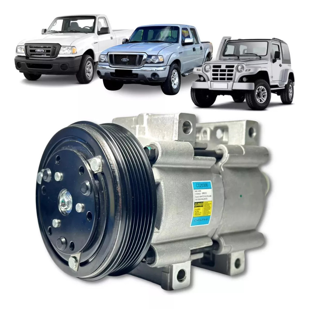 Compressor Ar Ford Ranger 2.3 2001 A 2012 / TROLLER 3.0 Original Delphi *