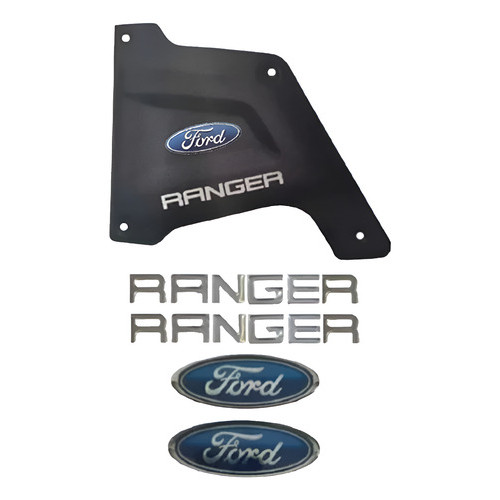 Par Aplique Adesivo Santo Antonio Ford Ranger Resinado
