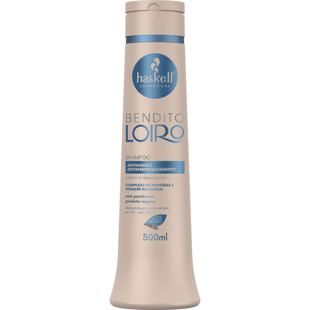 Shampoo Bendito Loiro 500ml Haskell em Oferta na Shopee
