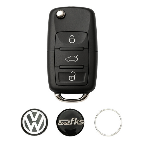 Chave Canivete Linha Volkswagen Alarme Portão Cercas Fks 962
