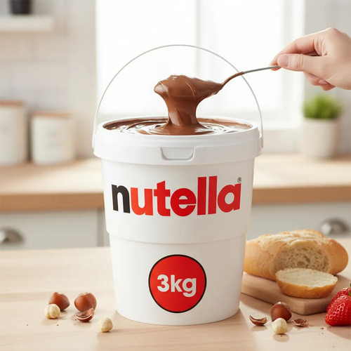 Nutella Balde 3kg Creme De Avelã Profissional Para Confeitaria E Food Service · foto 2