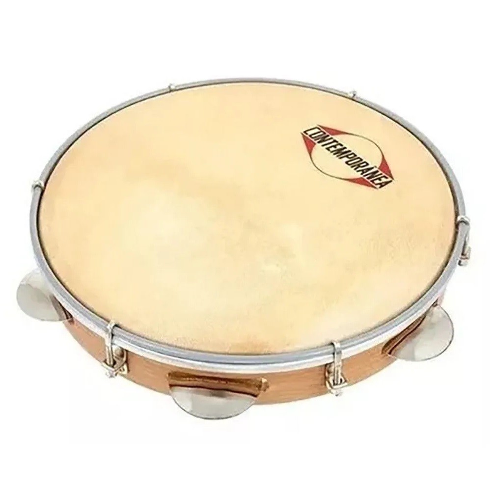 Pandeiro 11" Contemporânea Fórmica e Couro 22LT