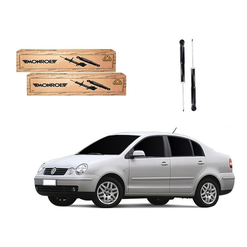 Par Amortecedor Traseiro Polo Sedan 1.6 2.0 2003 A 2006 em Oferta na Shopee