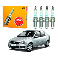 Jogo Velas Ngk Logan 1.6 8v 2008 A 2013