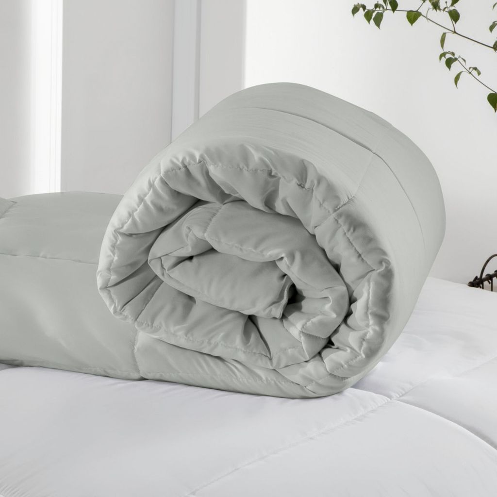 Edredom Microfibra Toque De Petalas Green Joy em Oferta na Shopee