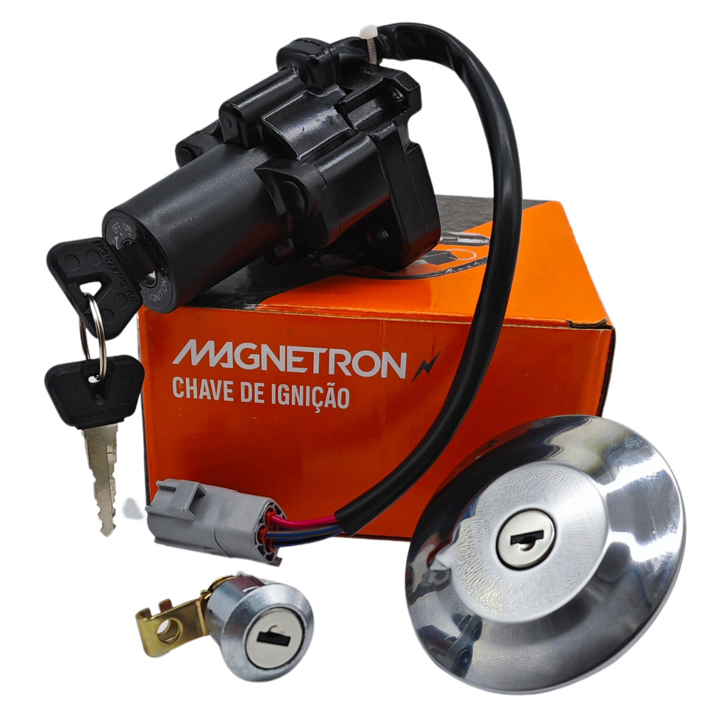 Conjunto De Travas Ignição Completo Yamaha Ys Fazer 250 2011 até 2015 Original Magnetron