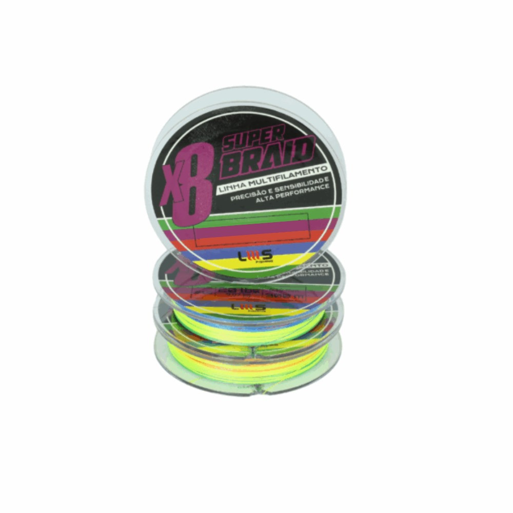 LUMIS LINHA MULTIFILAMENTO SUPER BRAID X8 0,35MM 50LB 300M