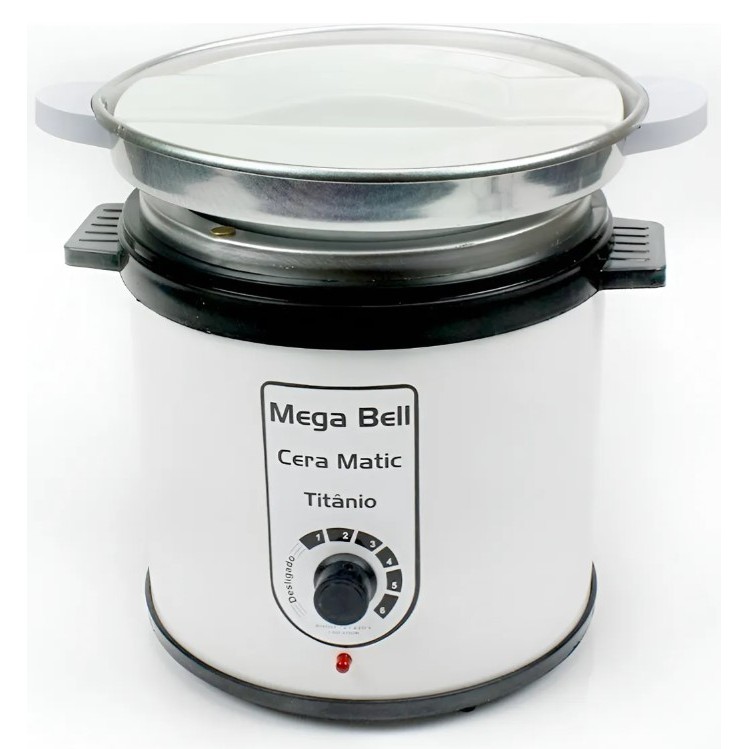 Aquecedor Cera Matic Titânio c/Refil Mega Bell 1000g
