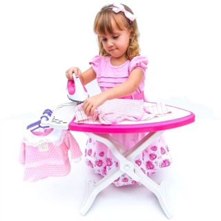 Tabuinha De Passar Roupas Infantil Poliplac Com Ferro E Cabite em Oferta na Shopee