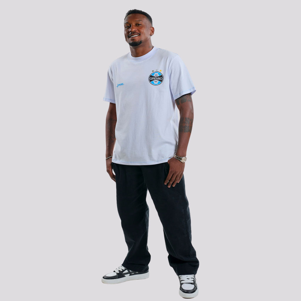 Detalhes do Camiseta Approve Core Grêmio Classic Branca
