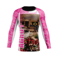 Camisa agro com Proteção UV café - Modelo AGRO32 masculino e feminino