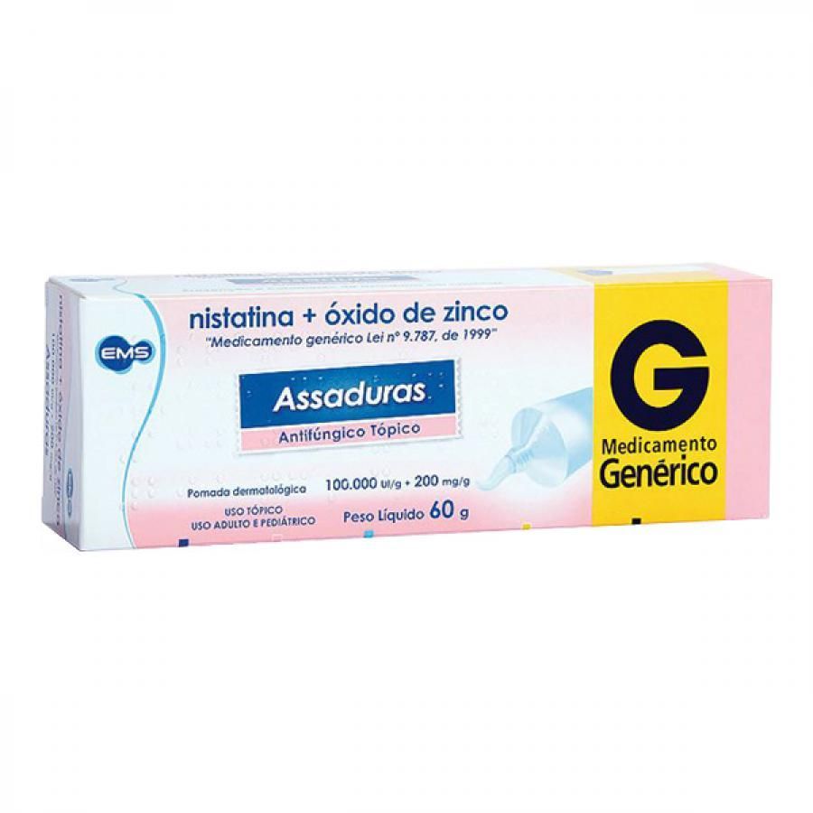 Nistatina+Oxido Zinco 60G Ems em Oferta na Shopee