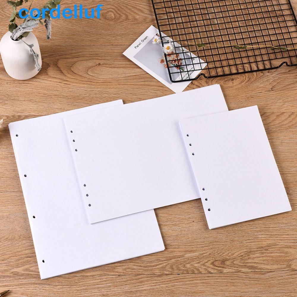 Livro De Armazenamento De Folhas Soltas CORDELLUF , Organizador De Adesivos A4 A5 A6 Papel De Liberação Branco , Em
