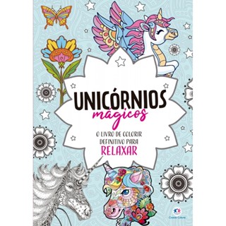 Livro Unicórnios Mágicos - Livro de colorir e relaxar mandalas em Oferta na Shopee